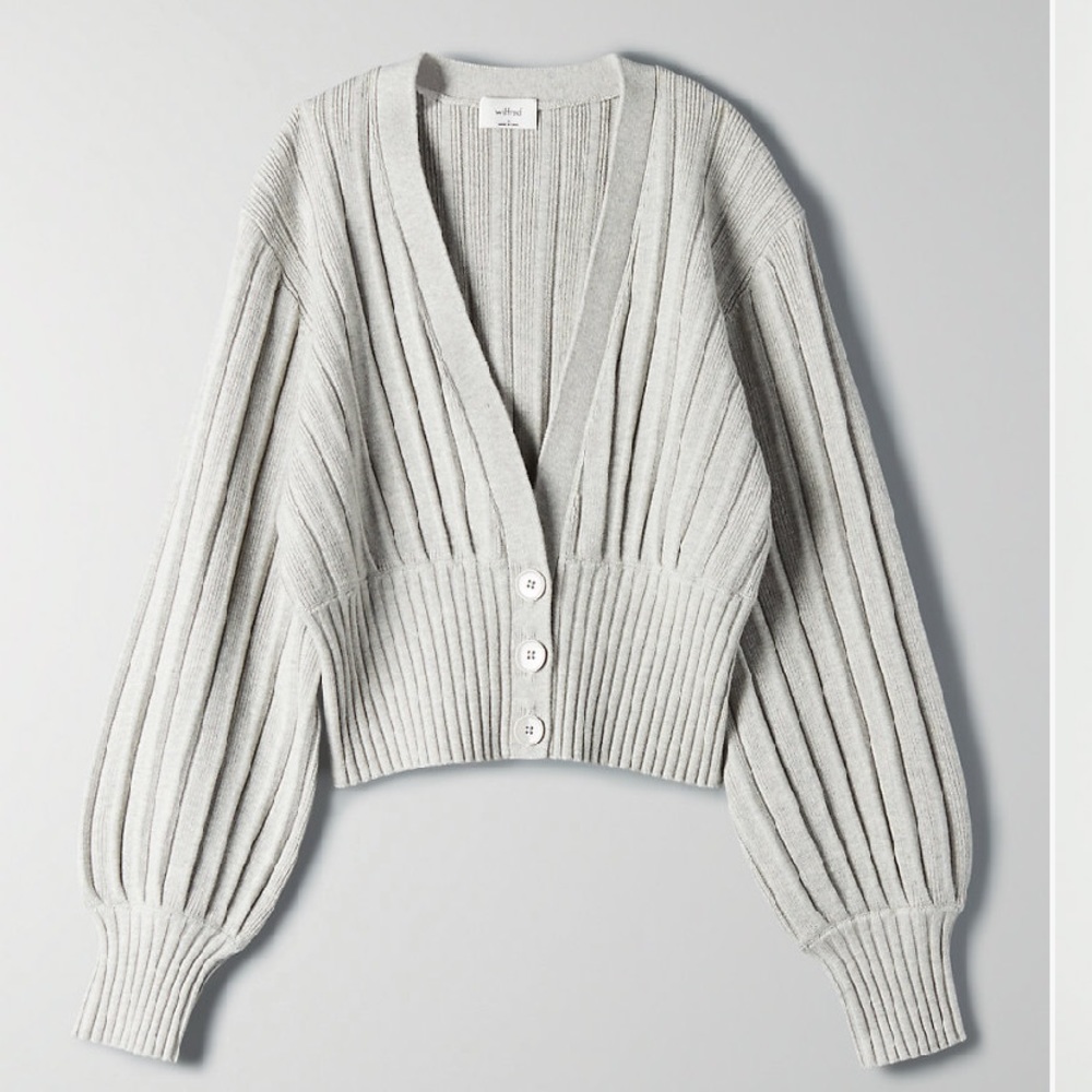Plunge Front Cardigan